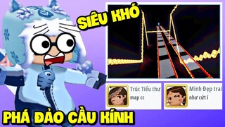 MEOWPEO PHÁ ĐẢO PARKOUR CẦU KÍNH SQUID GAME AI CŨNG KÊU KHÓ TRONG MINI WORLD VÀ CÁI KẾT BẤT NGỜ