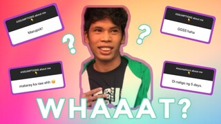 Answering Questions + Assumptions about me || Pitz