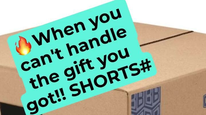When you can't handle the gift you got!!! #SHORTS
