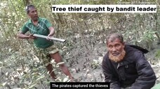 Tree thief caught by bandit leader, life in Bangladesh's Sundarbans. 盜樹賊被匪徒頭目抓獲,在孟加拉國孫德爾本斯過著幸福的生活