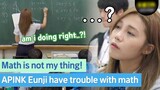 APINK Eunji trying to solve the math problems😵