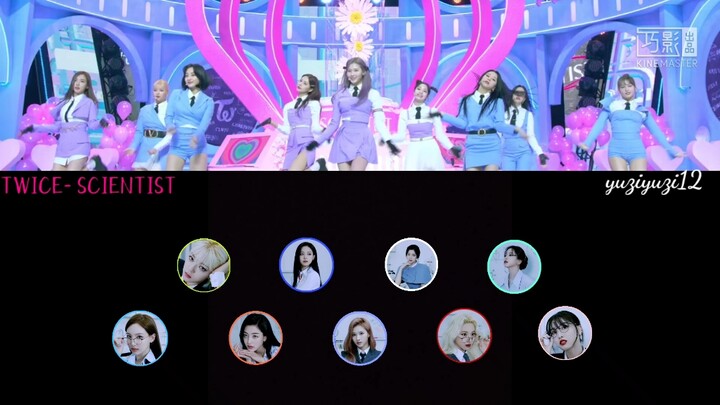 「舞蹈走位」TWICE SCIENTIST 舞蹈走位！！我终于带着我的走位图回归了！