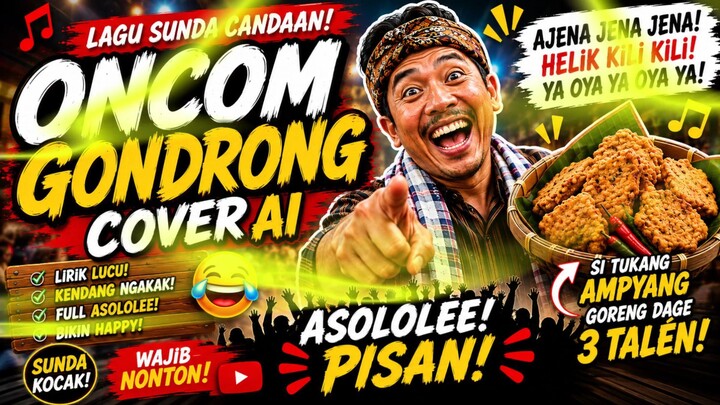 DJ JENAJENAJENAJEN ONCOM GONDRONG 🔥😂 | DJ SUNDA VIRAL | SISINDIRAN SUNDA (Cover AI)