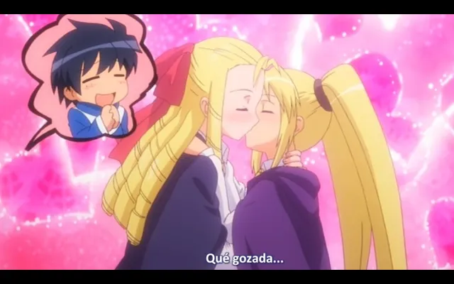 besos อนิเมะยูริ 0 ไม่ tsukaima ยูริ คิส