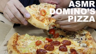 ASMR EATING DOMINO'S PIZZA 🍕🍤🍄🍍 | NO TALKING | REAL EATING SOUNDS