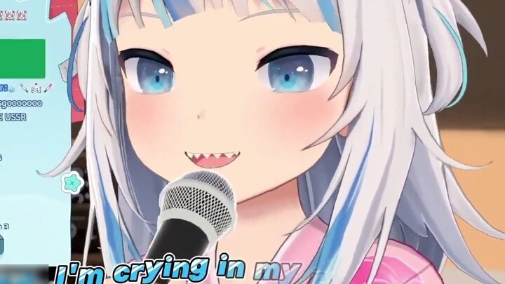 ฟังกูราร้องเพลง "กามเทพ" (น่ารักสุดๆ) [Gawr Gura] [โฮโลลีฟ ภาษาจีน]