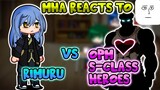 MHA/BNHA Reacts To Rimuru Tempest VS. OPM S-Class Heroes || Gacha Club ||