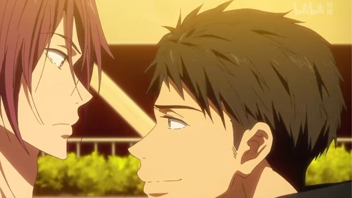 Giúp tôi với, đứa bé hay khóc nhè này là của ai? Matsuoka Rin, sao so với Sousuke mà bạn lại dễ thươ