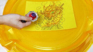 กลองน้ำแข็งนิยามใหม่ของ Beyblade วิญญาณสงครามพายุเฮอริเคนที่ทนทาน