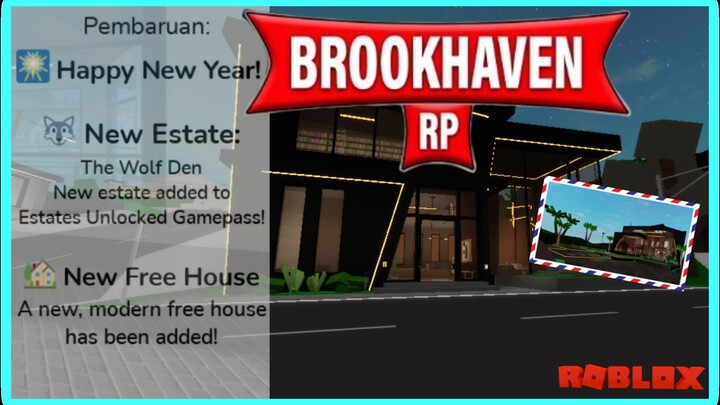UPDATE BROOKHAVEN 🏡 RP NEW ESTATE NEW HOUSE | ROBLOX INDONESIA
