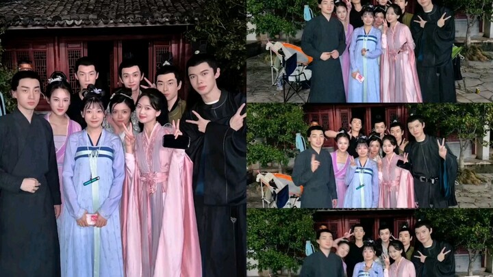 你没见过的与凤行剧组演员合照，好有爱和谐的大家庭！