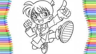 Detective Conan Coloring Pages | Coloring Conan Character Painting | Luta Coloring Channel | [NCS]