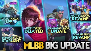 DELAYED KOF EVENT 2024 | FRAGMENT SHOP  UPDATE | RELEASE DATE NEW SKIN - Mobile Legends #whatsnext