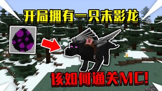 ماذا لو بدأت لعبة ماينكرافت ولديك تنين النهاية؟ كيف يمكنني إكمال اللعبة!