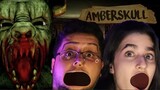 AMBERSKULL | 4 in 1 SCARY HORROR GAME (ALMOST DIED)