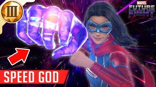 no cap Ms Marvel might be the best speed hero - Marvel Future Fight