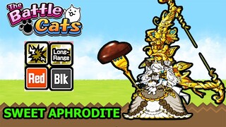 The Battle Cats - QUÁ MAY MẮN MỞ RA SWEET APHRODITE VỊ THẦN TÌNH YÊU UBER RARE TOP GAME THÀNH EJ
