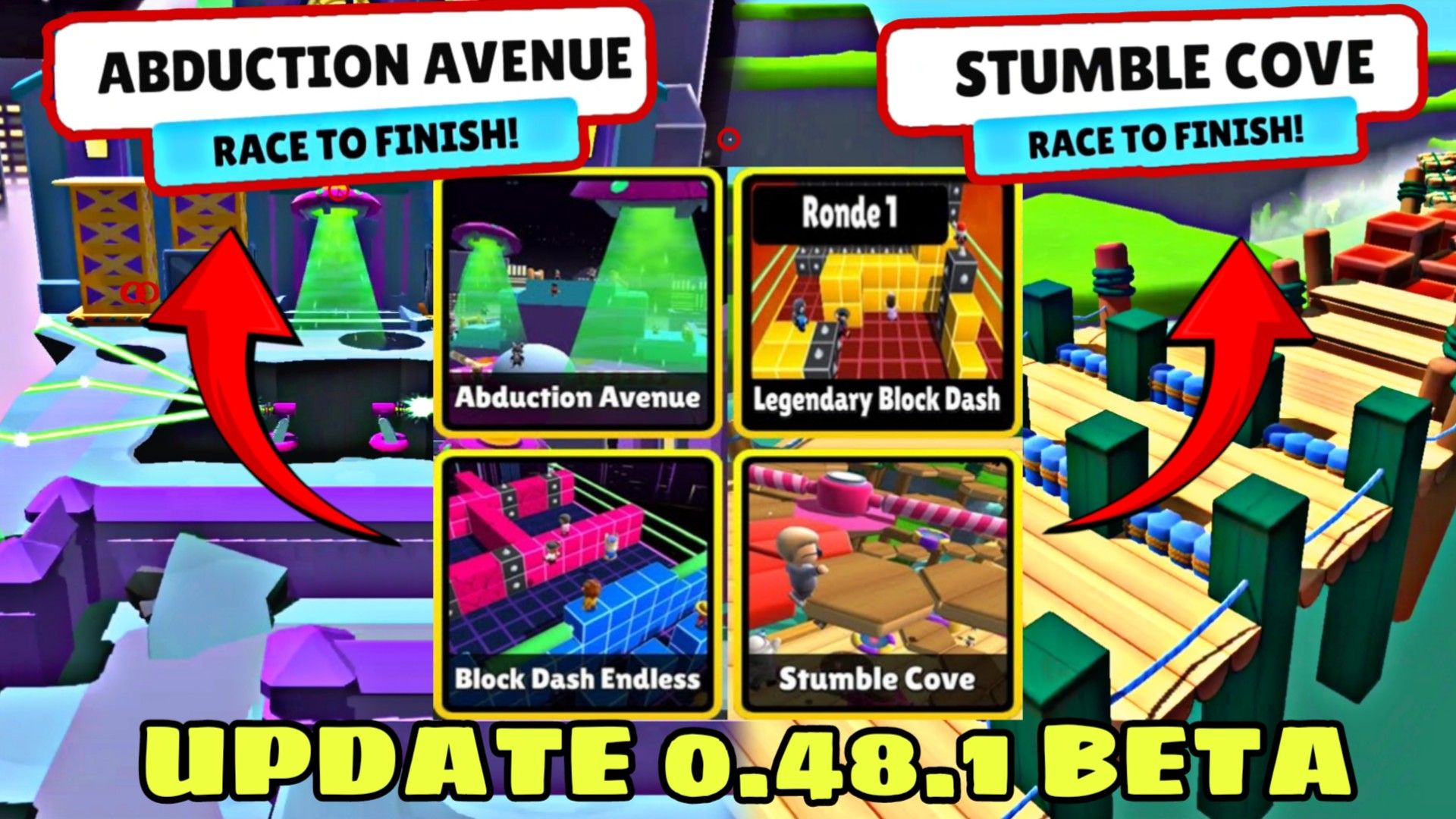 Stumble Guys New Update 0.48 Beta Features 