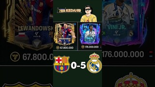 BARCA VS MADRID IN FC MOBILE 24 #fcmobile #fifa  #football #fc24 #fcmobile24 #fifa #eafcindonesia