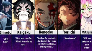 Final Words of Demon Slayer Characters | Demon Slayer: Kimetsu no Yaiba (MANGA SPOILERS)