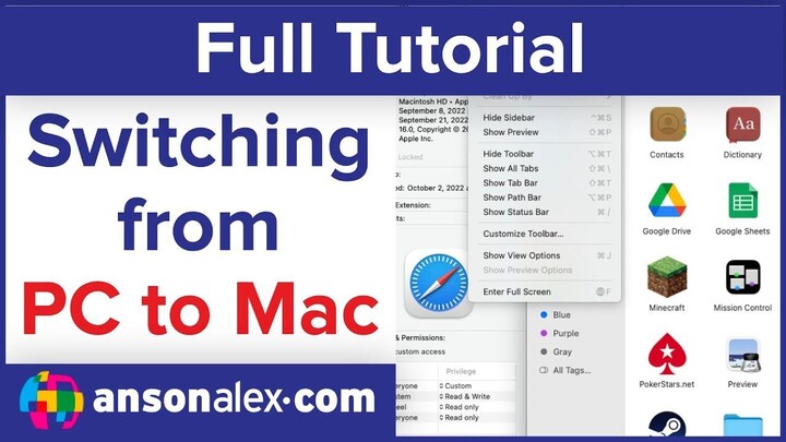 Mac 初学者教程 - 从 Windows 切换到 macOS