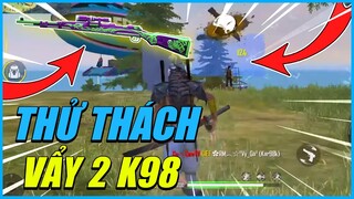 Free Fire Thử Thách Cầm Hai K98, Những Pha Vẩy Mãn Nhãn Và Cái kết Có Show Cho Các Anh Khiêng Hòm