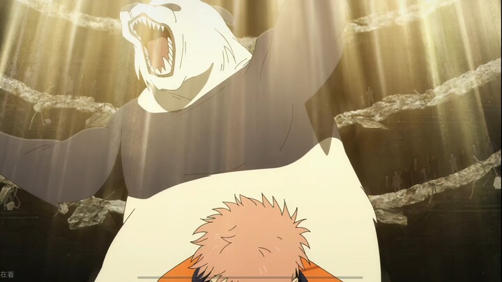 Toge vs. Panda, but with the opening theme inserted