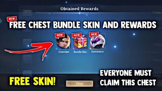 NEW! FREE RANDOM EPIC SKIN AND CHEST BUNDLE SKIN! FREE SKIN! LEGIT! | MOBILE LEGENDS 2022