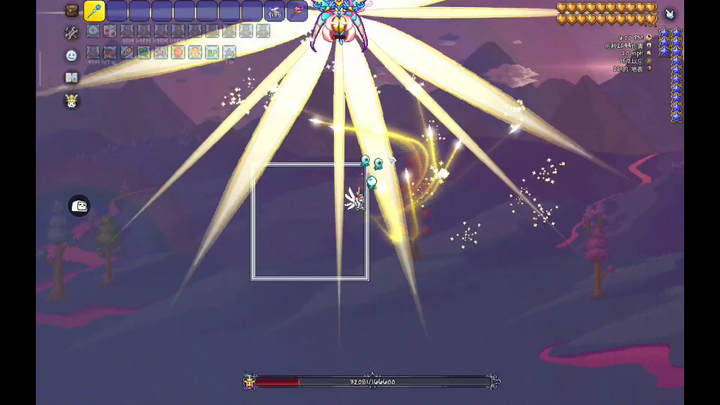 Three Stages of Legendary White Light, No-Damage, Second Phase, Within an 18x18 Grid