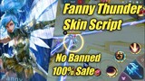 Thunder Fanny Skin Script ( Mobile Legends ) 2020 FreeSkin!