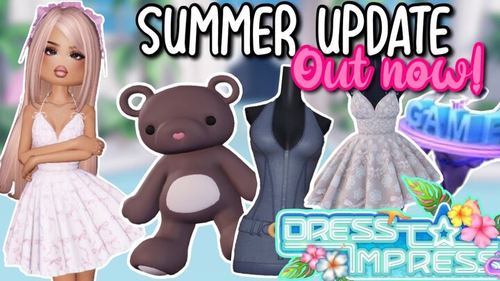 SUMMER UPDATE PT2 OUT NOW! 24 NEW ITEMS, 6 NEW CODES, AND MORE | Roblox Dress To Impress The Games