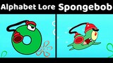 Spongebob Plankton vs Alphabet Lore Animation