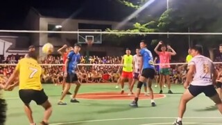 【Volleyball】Strong Jump Served Banana Ball