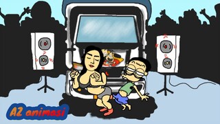 Mobil Truk Oleng Joget Bareng Cewek cantik‼️dan Tiba-tiba 😱 | kartun lucu ~ funny cartoon