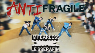 [Tarian cover pria nomor 1 di Internet] 985 Aku akan minum untukmu (*☻-☻*) LESSERAFIM-Antifragile