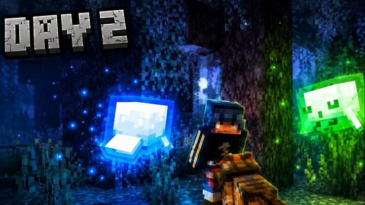 Minecraft World Border | Day 2: 45,000 Blocks Walked 🧭 No Commentary (Switch 2)
