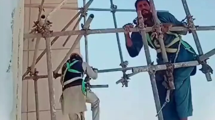 Promise me—don't come to India to be a scaffolder!
