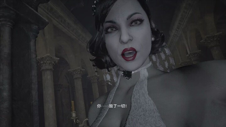 【Resident Evil 8】 Mrs. Eight Foot White Bride modO