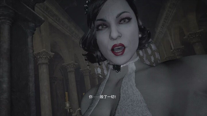 【Resident Evil 8】Mrs. Eight Foot White Bride modO