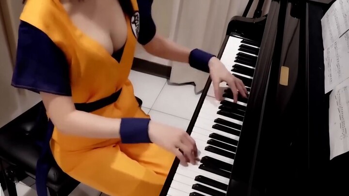 [Datang dan belajar piano dari adikku] Dragon Ball Z GT CHA-LA HEAD-CHA-LA+DAN DAN 心enchant かれてく