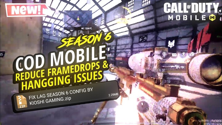 FIX LAG 2-6GB RAM | CALL OF DUTY MOBILE SEASON 6 CONFIG | NO FRAMEDROPS | MP & BR | 100% LEGIT