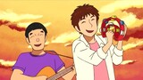 I was healed by this song "Summer Colors" from Crayon Shin-chan