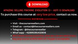 Amazing Selling Machine Evolution 13 – ASM 13 Download