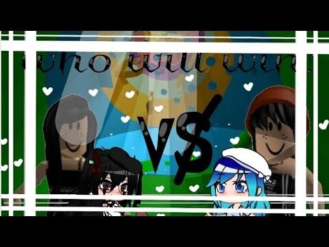 Racing Lunawolfgacha/my cousin ! Roblox Tower of hell/toH {Who will win?} (Song credits in the desc)