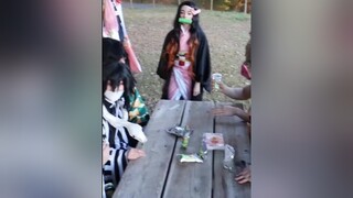 Rengoku's BBQumai gone wrong... nezukochan rengokukyojuro zenitsu nezuko demonslayer umai WholeWheatPete original demonslayercosplay