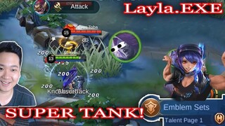 TANK LAYLA EXE | Funny Gameplay Mobile Legends EXE Indonesia