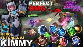 Kimmy 2023 Perfect Damage | Hero Tutorial #2 | How to use Kimmy Jungle | MLBB