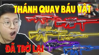 THÁNH QUAY BÁU VẬT CF THỬ LẠI MAY MẮN với 1000 QCMM MỚI SIÊU HOT !!!