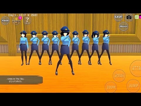How To pollice Dance  Sakura school simulator |Dance tutorial | Dance Mist song | Android gameplay..
