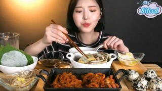 Bạch tuột xào cay, lẩu 1k lớp, cơm nắm, củ cải trắng 5 #amthuc